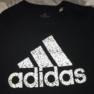 MENS BLACK ADIDAS SMALL THE GO TEE